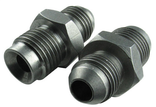 Fitting - Adapter - Straight - 6 AN Male to 16 mm x 1.50 Inverted Flare Male - Steel - Natural - Pair
