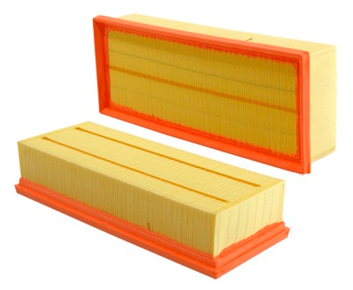 Air Filter Element - Panel - 13.503 in L x 5.354 in W x 2.755 in H - Paper - White - Various Audi / Volkswagen Applications 2006-19 - Each
