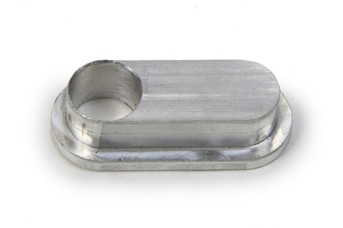 Control Arm Caster Slug - 1/2 in ID Hole - 1/2 in Offset - Aluminum - Natural - Slotted Upper Control Arms - Each