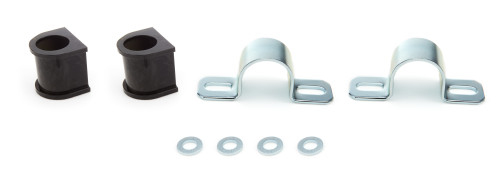 Sway Bar Bushing - 1.125 in Bar - Bracket - Polyurethane / Steel - Black / Zinc Oxide - Universal - Pair