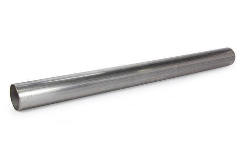 Exhaust Pipe - Straight - 1-5/8 in Diameter - 24 in Long - 0.065 Wall - Stainless - Natural - Each