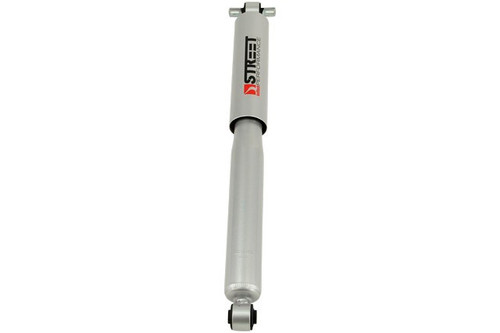 Shock - Street Performance - Twintube - Steel - Silver Paint - Rear - 2 to 4 in Lowered - GM Fullsize Truck 1988-2000 - Each Shock - Street Performance - Twintube - Steel - Silver Paint - Rear - 2 to 4 in Lowered - GM Fullsize Truck 1988-2000 - Each