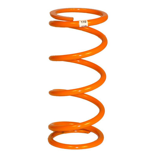 Coil Spring - Coil-Over - 1.63 in ID - 5 in Length - 125 lb/in Spring Rate - Steel - Orange Powder Coat - Each