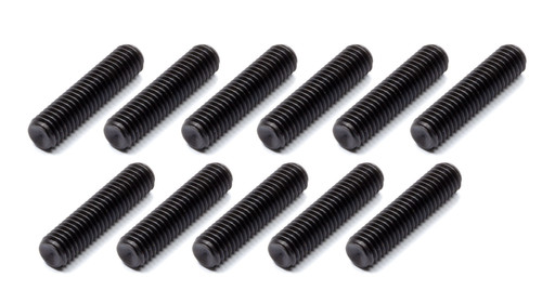 Gear Cover Stud - 3/8-16 in Thread - 1-1/2 in Long - Steel - Black Oxide - Tiger Quick Change - Set of 10