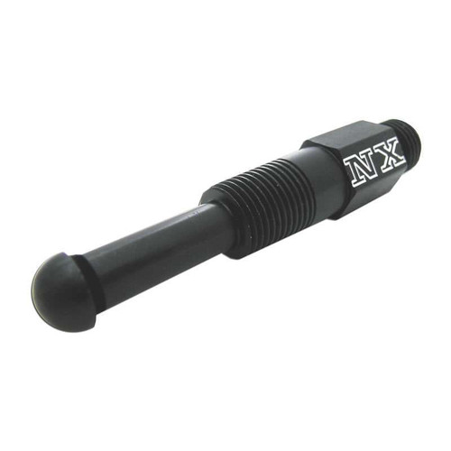 Nitrous Oxide Nozzle - Dry Nozzle - Straight - 1/8 in NPT - Aluminum - Black Anodized - Each