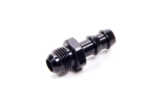 Fitting - Adapter - Straight - 10 AN Male to 5/8 in Hose Barb - Aluminum - Black Anodized - Each