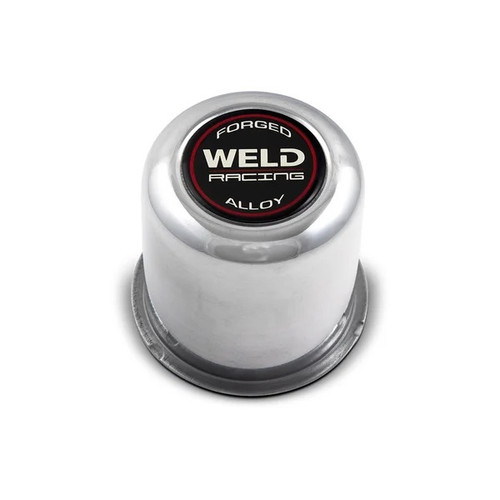 Wheel Center Cap - 2.930 in OD - Push Through - Aluminum - Polished - Each