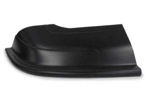 Nose - Dominator - Passenger Side - Plastic - Black - Dirt Late Model - Each