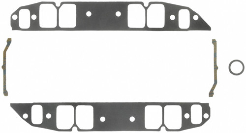 Intake Manifold Gasket - 0.12 in Thick - 1.82 x 2.54 in Rectangular Port - Composite - Big Block Chevy - Kit