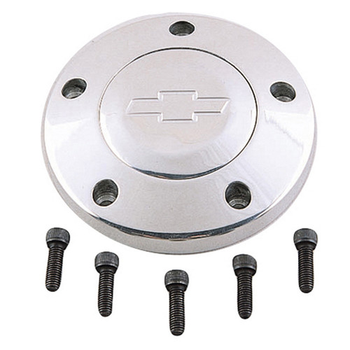 Horn Button - Chevy Bowtie Logo - Aluminum - Polished - Grant Signature Series Wheels - Each Horn Button - Chevy Bowtie Logo - Aluminum - Polished - Grant Signature Series Wheels - Each