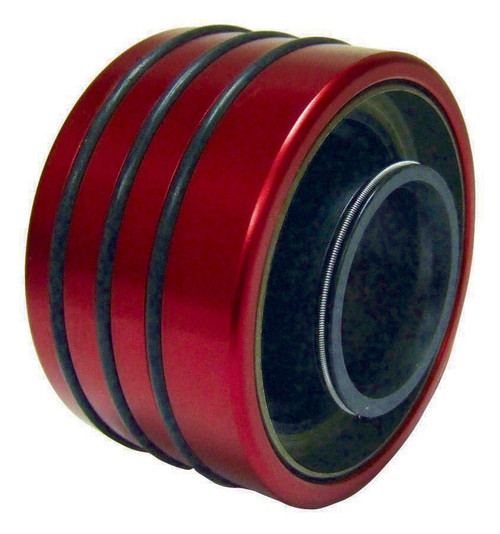 Axle Housing Seal - Inner - O-Ring - 2.625 in OD - 2.605 in ID - Aluminum - Red Anodized - 2.600 in ID Steel Axle Tube - Each