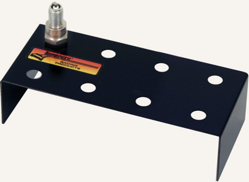 Spark Plug Holder - 8 Hole - Two Row - Aluminum - Black Powder Coat - Each Spark Plug Holder - 8 Hole - Two Row - Aluminum - Black Powder Coat - Each