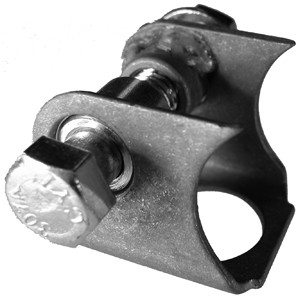 Shock Mount - Passenger Side - Weld-On - Straight - Steel - Natural - Universal - Each