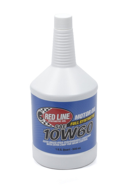 Motor Oil - High Performance - High Zinc - 10W60 - Synthetic - 1 qt Bottle - Each