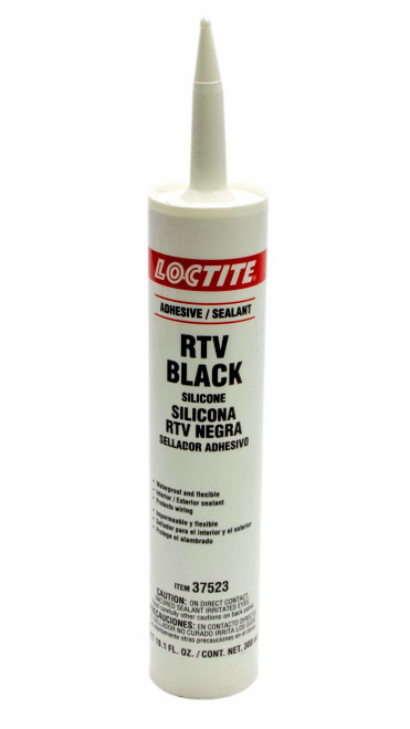 Sealant - Black RTV - Silicone - 300 ml Cartridge - Each
