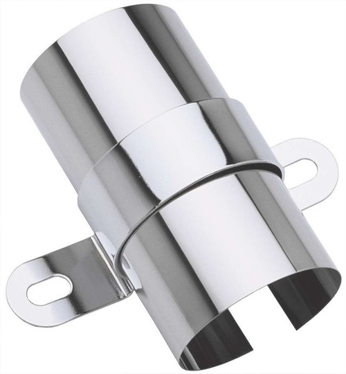 Ignition Coil Bracket - Canister Style - Coil Cover Included - Steel - Chrome - Universal - Each Ignition Coil Bracket - Canister Style - Coil Cover Included - Steel - Chrome - Universal - Each