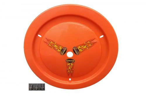 Mud Cover - Ultimate Real - Bolt-On - Hardware Included - Cover Only - Plastic - Fluorescent Orange - 15 in Wheels - Each