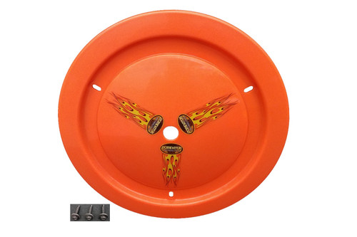 Mud Cover - Ultimate Real - Bolt-On - Hardware Included - Cover Only - Plastic - Fluorescent Orange - 15 in Wheels - Each