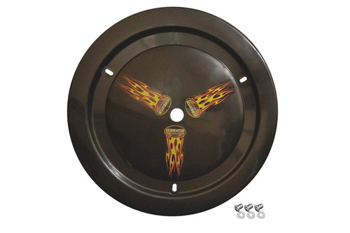 Mud Cover - Ultimate - Quick Turn Fastener - Hardware Included - Cover Only - Plastic - Black - 15 in Wheels - Each