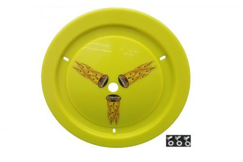Mud Cover - Ultimate - Quick Turn Fastener - Hardware Included - Cover Only - Plastic - Fluorescent Yellow - 15 in Wheels - Each Mud Cover - Ultimate - Quick Turn Fastener - Hardware Included - Cover Only - Plastic - Fluorescent Yellow - 15 in Wheels - Each