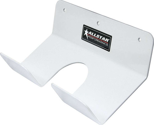 Broom Holder - Steel - White Paint - Each