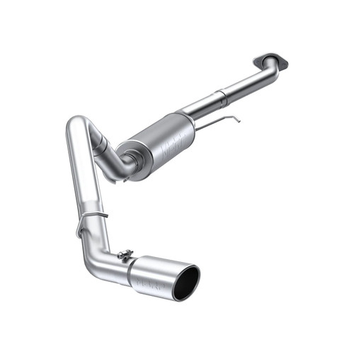 Exhaust System - Installer Series - Cat-Back - 3 in Diameter - Stainless Tip - Steel - Aluminized - Extended / Crew Cab - GM LS-Series - GM Fullsize Truck 2003-07 - Kit