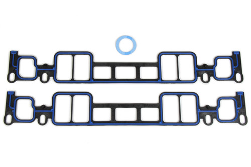 Intake Manifold Gasket - 1.3 x 2.239 in Rectangular Port - Plastic - Small Block Chevy - Kit