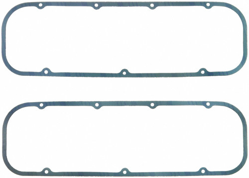 Valve Cover Gasket - 0.094 in Thick - Steel Core Silicone Rubber - Pontiac / Brodix / Dart Big Chief Heads - Big Block Chevy - Pair