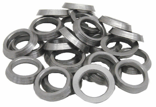 Tapered Spacer - 1/2 in ID - 1/8 in Thick - Chromoly - Natural - Universal - Set of 25