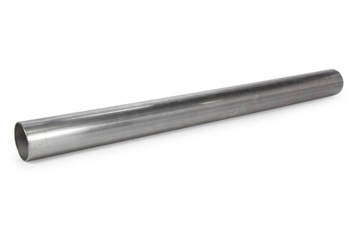 Exhaust Pipe - Straight - 2 in Diameter - 24 in Long - 0.065 Wall - Stainless - Natural - Each