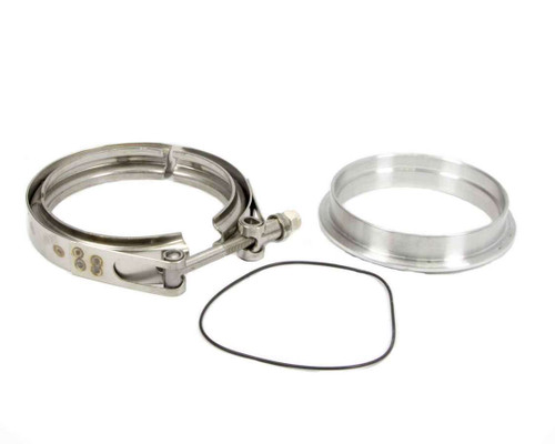 V-Band Clamp Assembly - 4 in OD Tubing - Aluminum / Stainless - Natural - Each