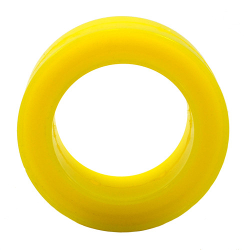 Spring Rubber - 80 Durometer - 2-1/2 in Barrel Spring - 1 in Height - Rubber - Yellow - Each