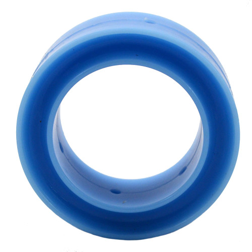 Spring Rubber - 90 Durometer - 2-1/2 in Barrel Spring - 1 in Height - Rubber - Blue - Each