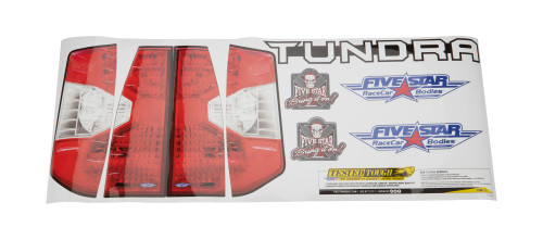 Graphics - Tail - Laminated Protective Coating - Toyota Tundra - Short Track Truck - Kit
