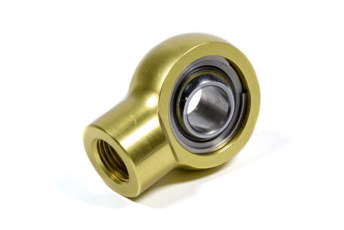 Shock End - Spherical - 1/2 in Bore - 9/16-18 in Right Hand Female Thread - Aluminum - Gold Anodized - Pro Shock 2.00 in Body Shocks - Each