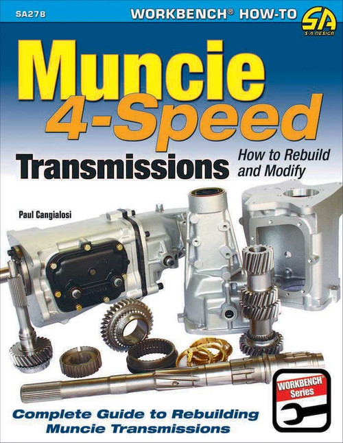Book - Muncie 4-Speed Transmissions How to Rebuild and Modify - 144 Pages - Paperback - Each