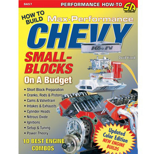 Book - David Vizard's How to Build Max Performance Chevy Small Blocks on a Budget (Performance How-To) - 162 Pages - Paperback - Each