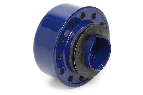Breather - Screw-In - Round - 1-7/32 in Hole - Steel - Blue Powder Coat - Each