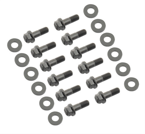 Intake Manifold Bolt Kit - Super - Hex Head - Steel - Black Oxide - Small Block Chevy / Mopar B / RB-Series / Small Block Mopar - Kit