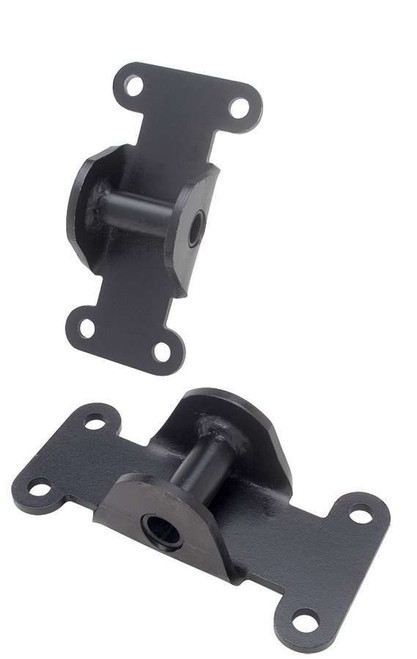 Motor Mount - Solid Frame Mounts - Bolt-On - Steel - Chevy V8 - Pair