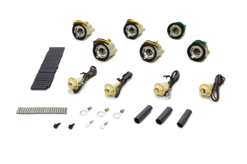 Exterior Light Socket Kit - Pigtail - Connectors / Hardware / Shrink Sleeves Included - Single Round Headlights - GM Fullsize Truck 1973-80 - Kit Exterior Light Socket Kit - Pigtail - Connectors / Hardware / Shrink Sleeves Included - Single Round Headlights - GM Fullsize Truck 1973-80 - Kit