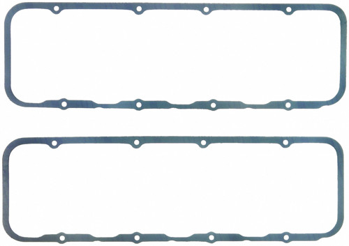 Valve Cover Gasket - 0.094 in Thick - Steel Core Silicone Rubber - Pontiac / Brodix Heads - Big Block Chevy - Pair
