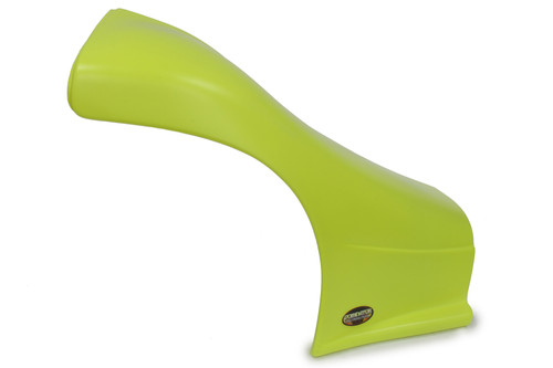 Fender - Dominator - Passenger Side - Plastic - Fluorescent Yellow - Dirt Late Model - Each