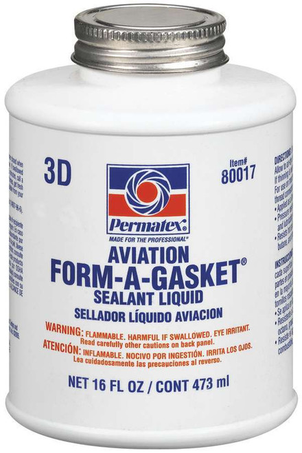 Sealant - Aviation Form-A-Gasket - 16.00 oz Brush Top Can - Each