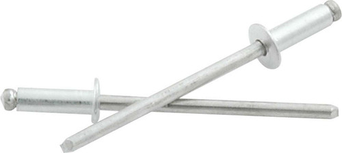 Rivet - 3/8 in Head - 1/8 in Mandrel - 1/8-1/4 in Grip Range - Aluminum - Natural - Set of 500