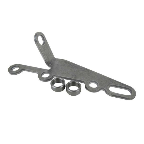 Shifter Cable Bracket - Pan Mounted - Steel - Natural - B&M Bandit Style Shifters - 2004R / 700R4 / TH200 / TH250 / TH350 / TH400 - Kit