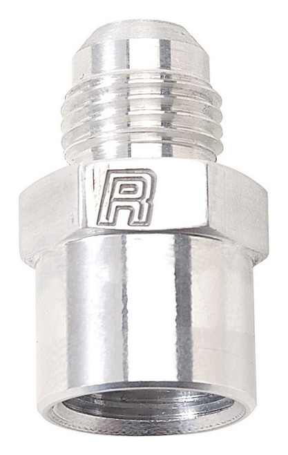Fitting - Adapter - Straight - 5/8-18 in Inverted Flare Female to 6 AN Male - Steel - Zinc Oxide - Each