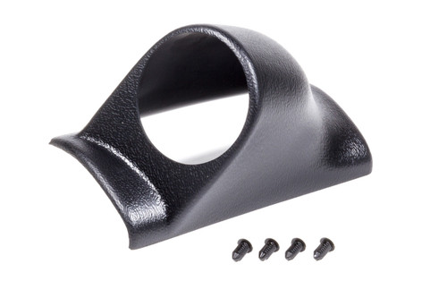 Gauge Pod - One 2-5/8 in Diameter Gauge - Pillar - Plastic - Black - Ford Fullsize Truck 1987-97 - Each