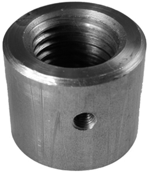 Threaded Boss - 1-8 in Thread - 1.25 in Long - Grease Fitting - Steel - Natural - UBM Jack Bolt - Each