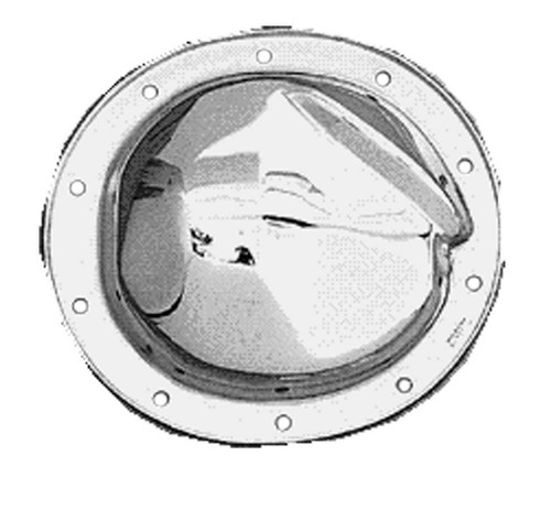 Differential Cover - Gasket / Hardware Included - Steel - Chrome - 8.2 in - GM 10-Bolt - Each